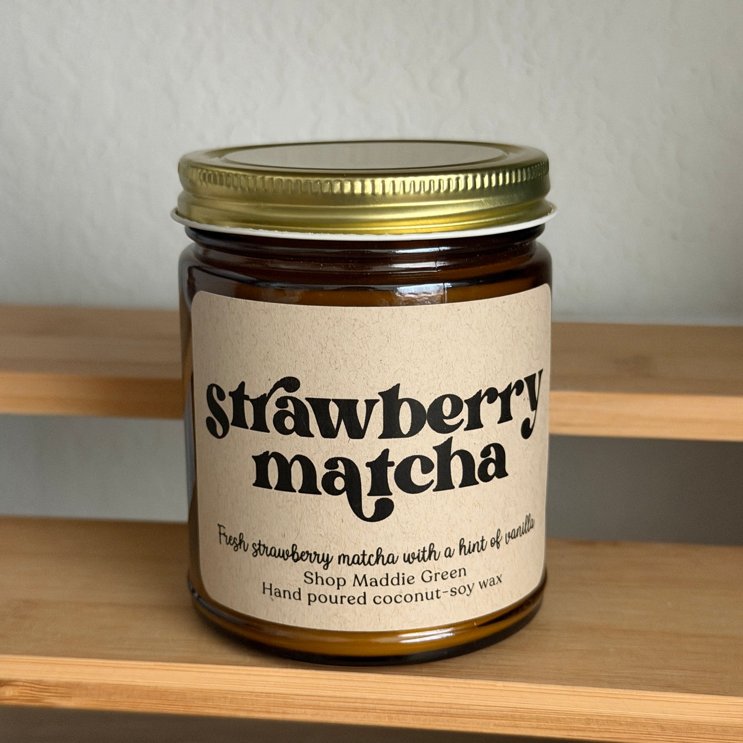 Strawberry Matcha Soy Candle