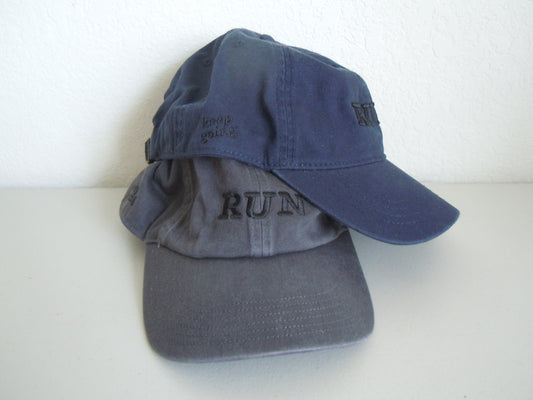 Run Keep Going Embroidered Dad Cap Hat