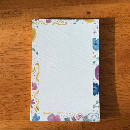 4x6 Sunshine Florals Notepad