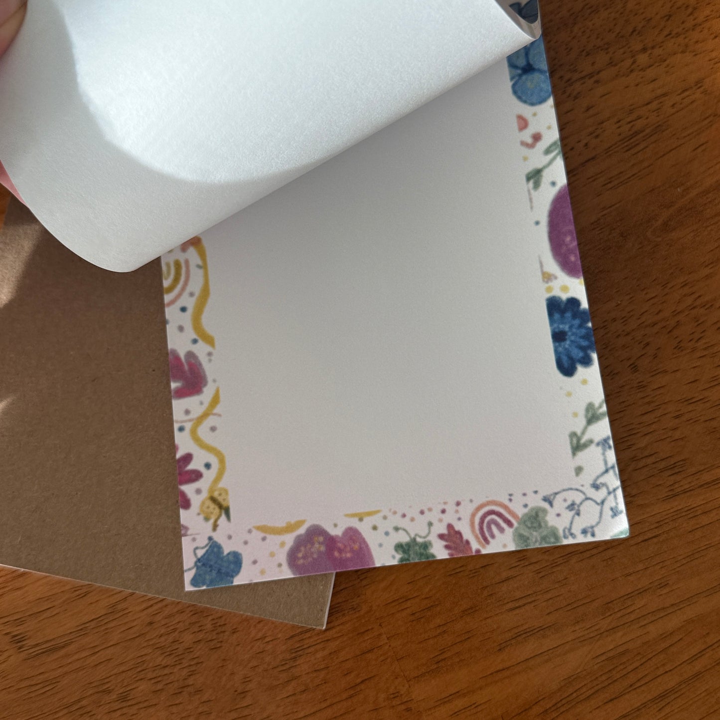 4x6 Sunshine Florals Notepad