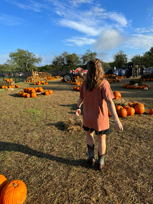 Classic Pumpkin Orange & Black T-Shirt