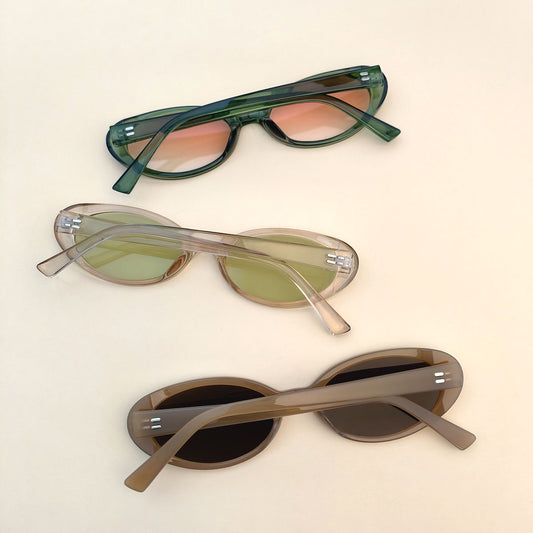 Retro Oval Sunglasses
