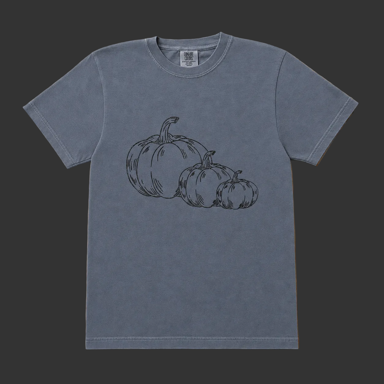 Pumpkin Midnight Navy T-Shirt LIMITED EDITION