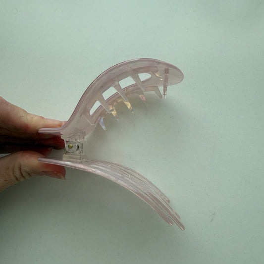 Pink Mosaic Claw Clip