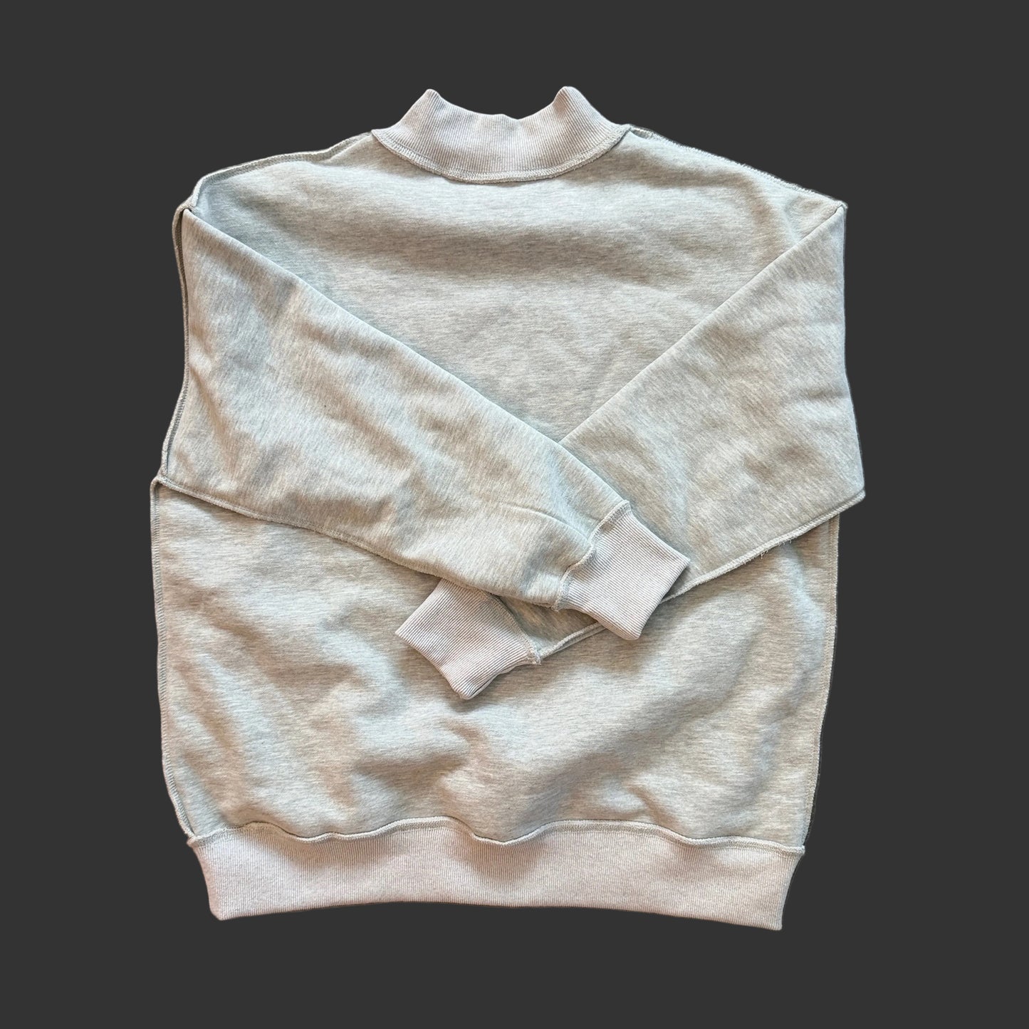 Run Patchwork Mockneck Sweatshirt