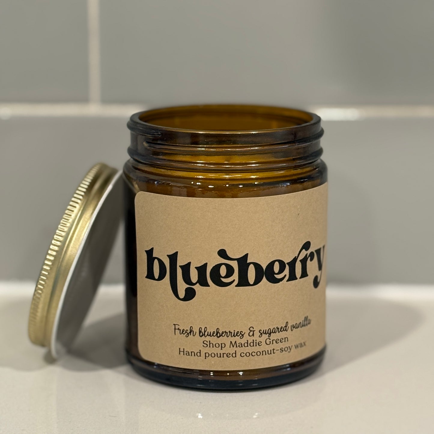 Blueberry Sugar Vanilla Soy Candle