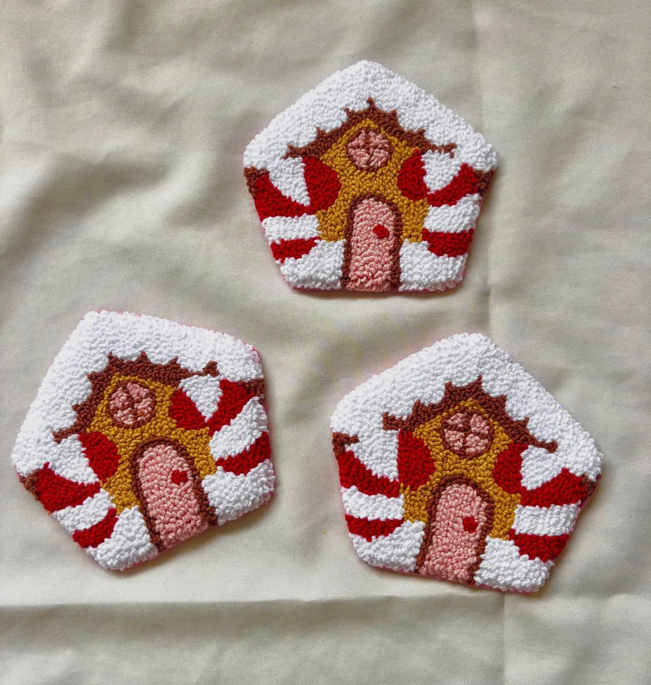 Holiday Mug Rug Coasters