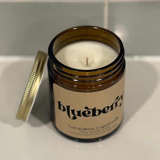 Blueberry Sugar Vanilla Soy Candle