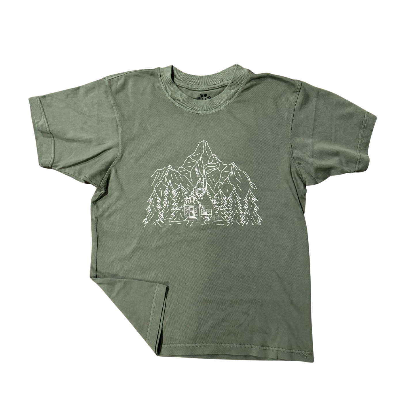 Sage Green Cottage Tshirt