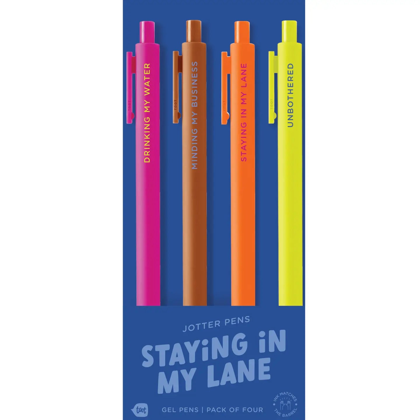 Staying in my Lane set of 4
