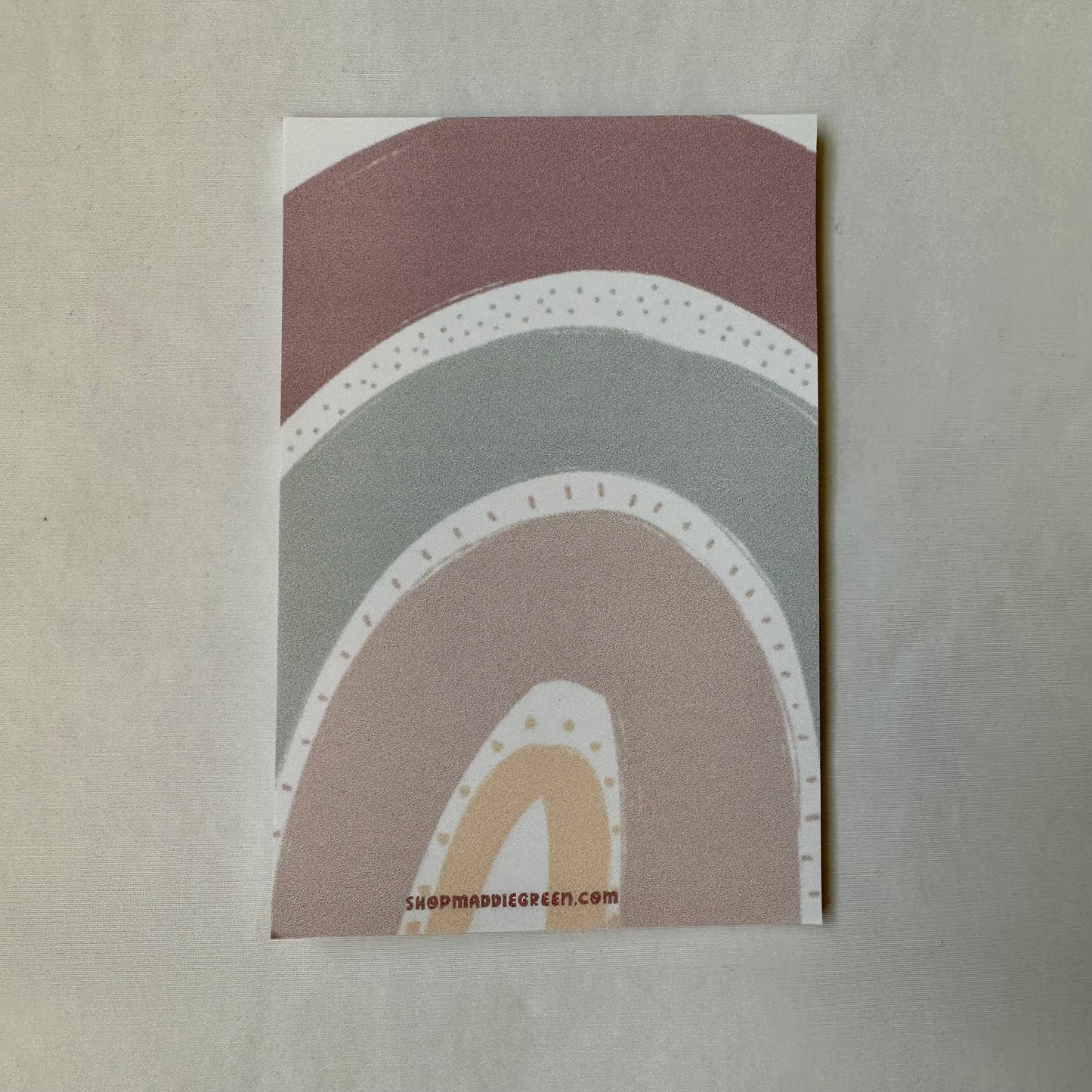 4x6 Signature Rainbow Sticky Notepad