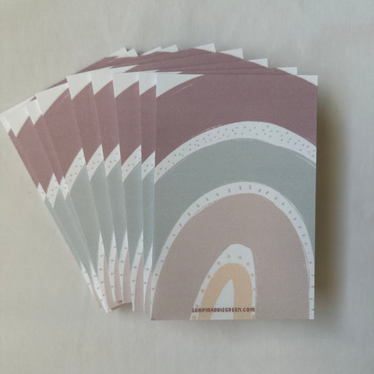 4x6 Signature Rainbow Sticky Notepad