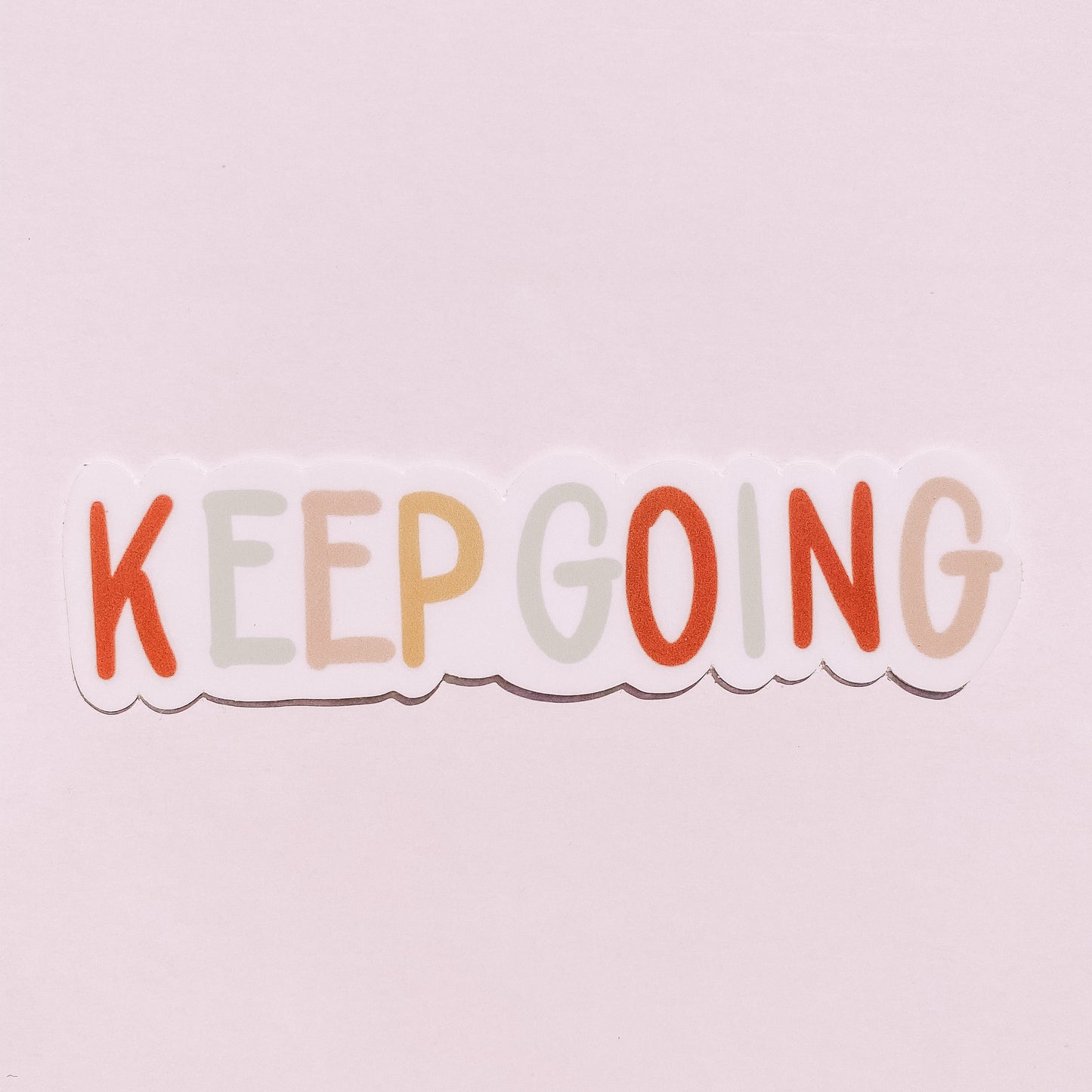 Keep Going Waterproof Vinyl Sticker
