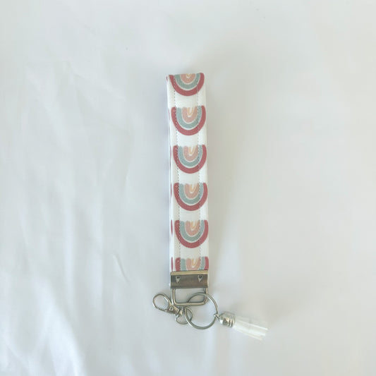 Signature Rainbow Key Wristlet
