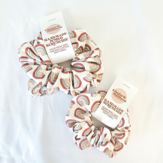 Rainbow Jumbo Signature Scrunchie