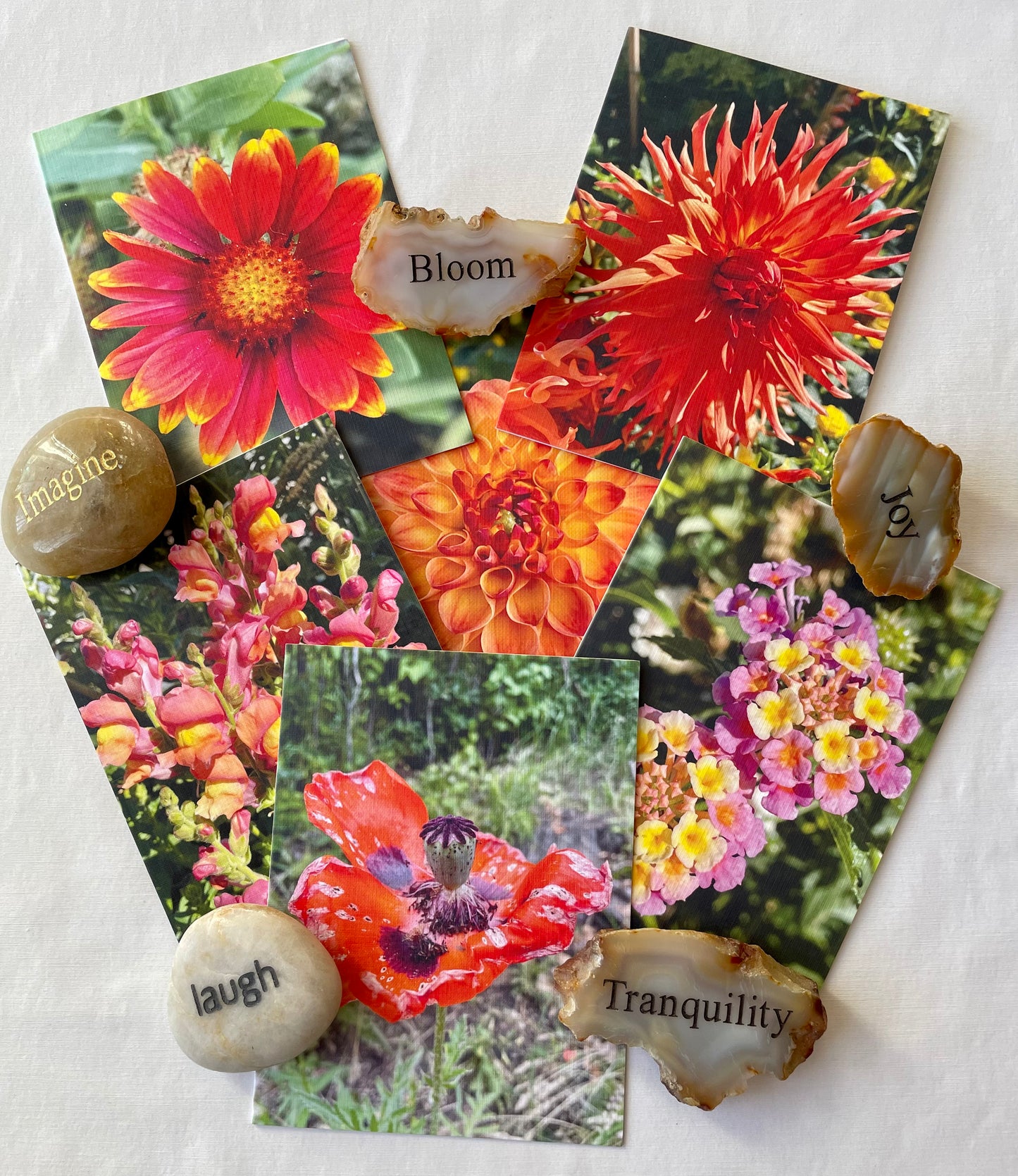 Blooming Brights Set of 6 Greeting Cards With White Envelopes