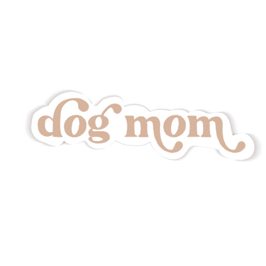 Dog Mom Waterproof Vinyl Sticker