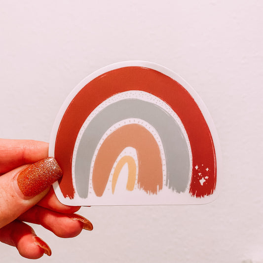 Signature Rainbow Waterproof Vinyl Sticker
