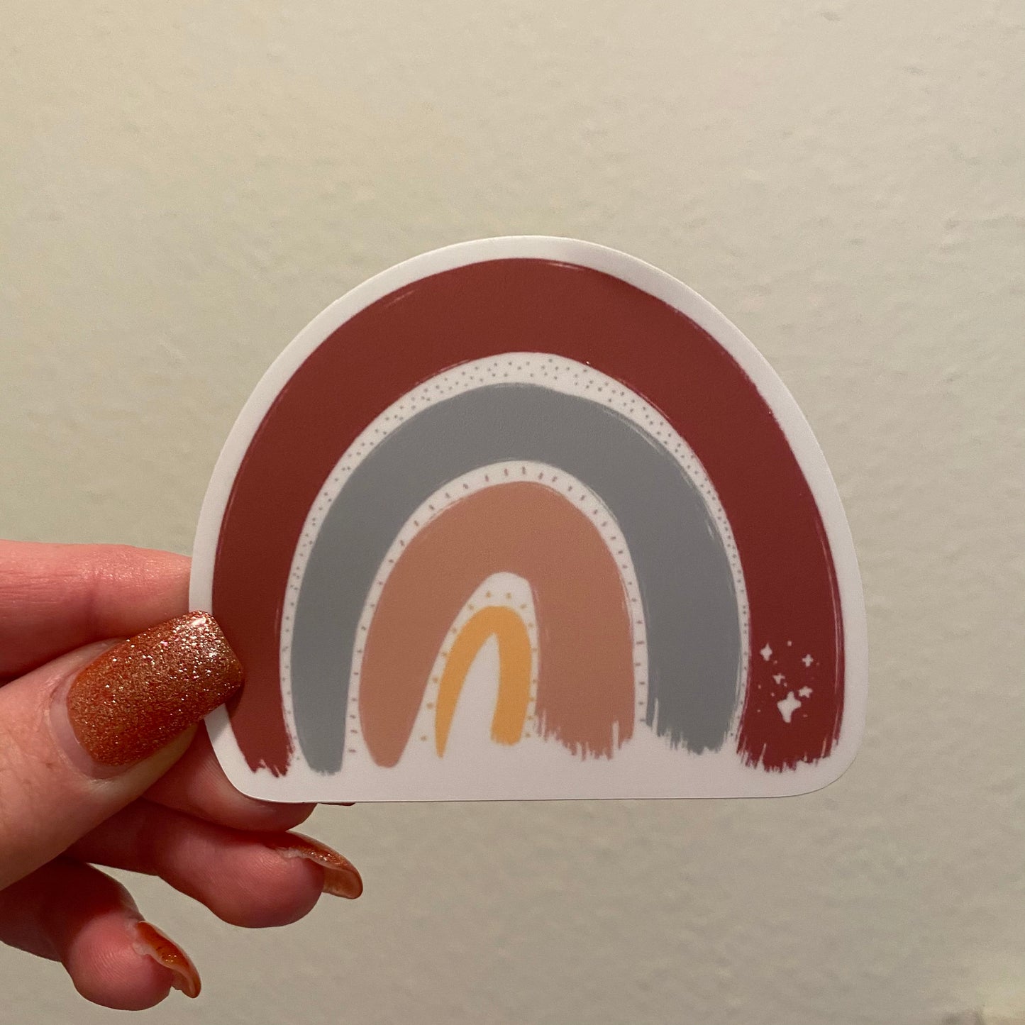 Signature Rainbow Waterproof Vinyl Sticker