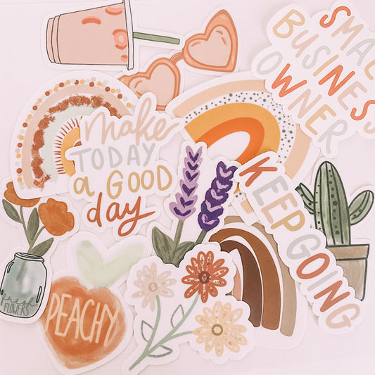 Mystery FULL Size Waterproof Vinyl Sticker Pack