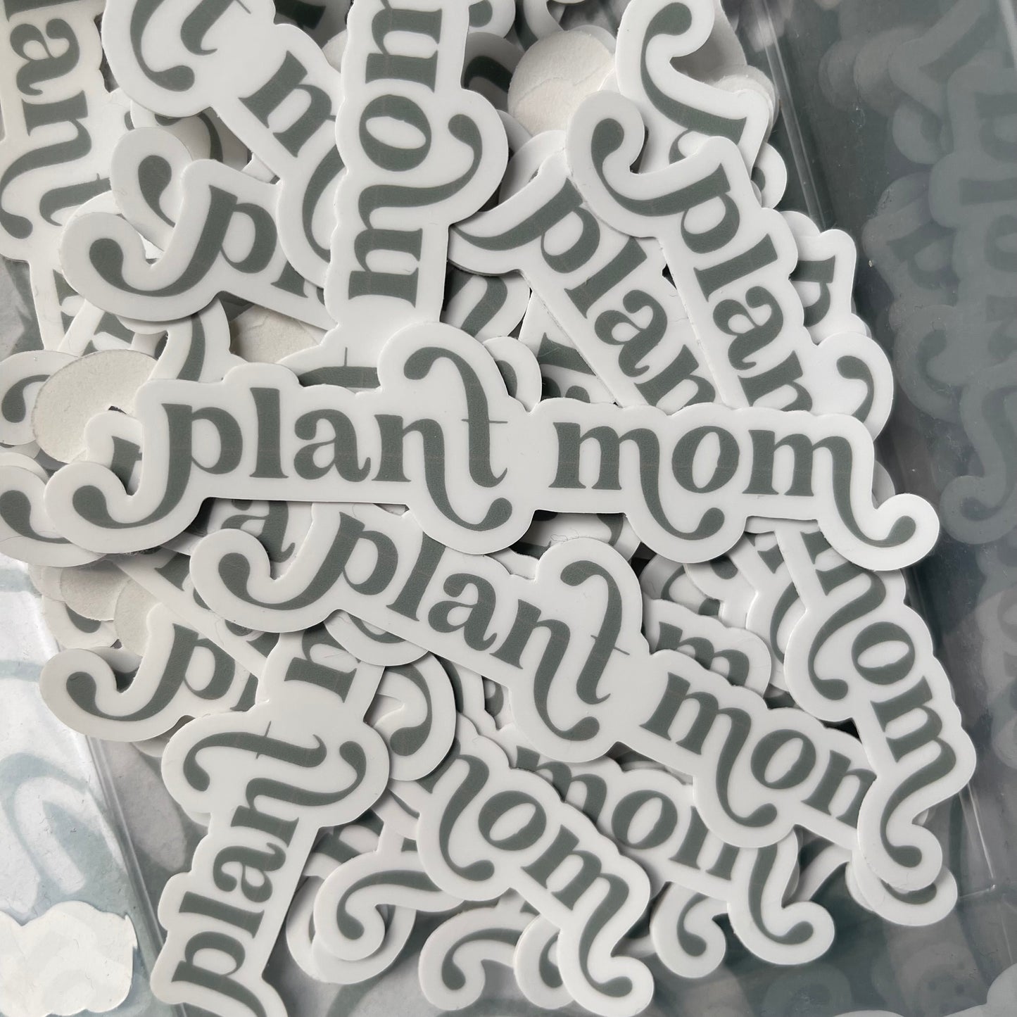 Plant Mom Waterproof Vinyl Sticker