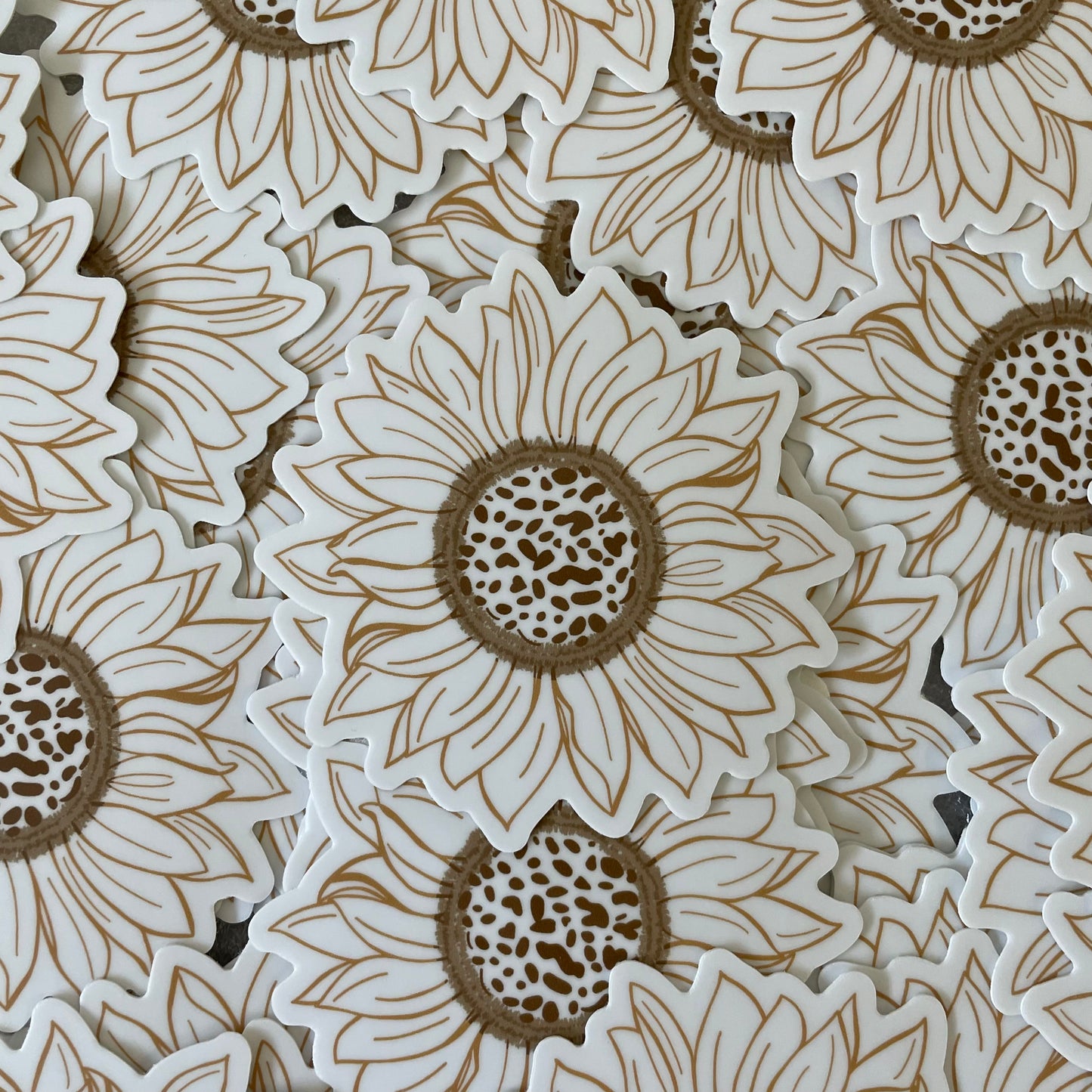 Sunflower Waterproof Vinyl Sticker