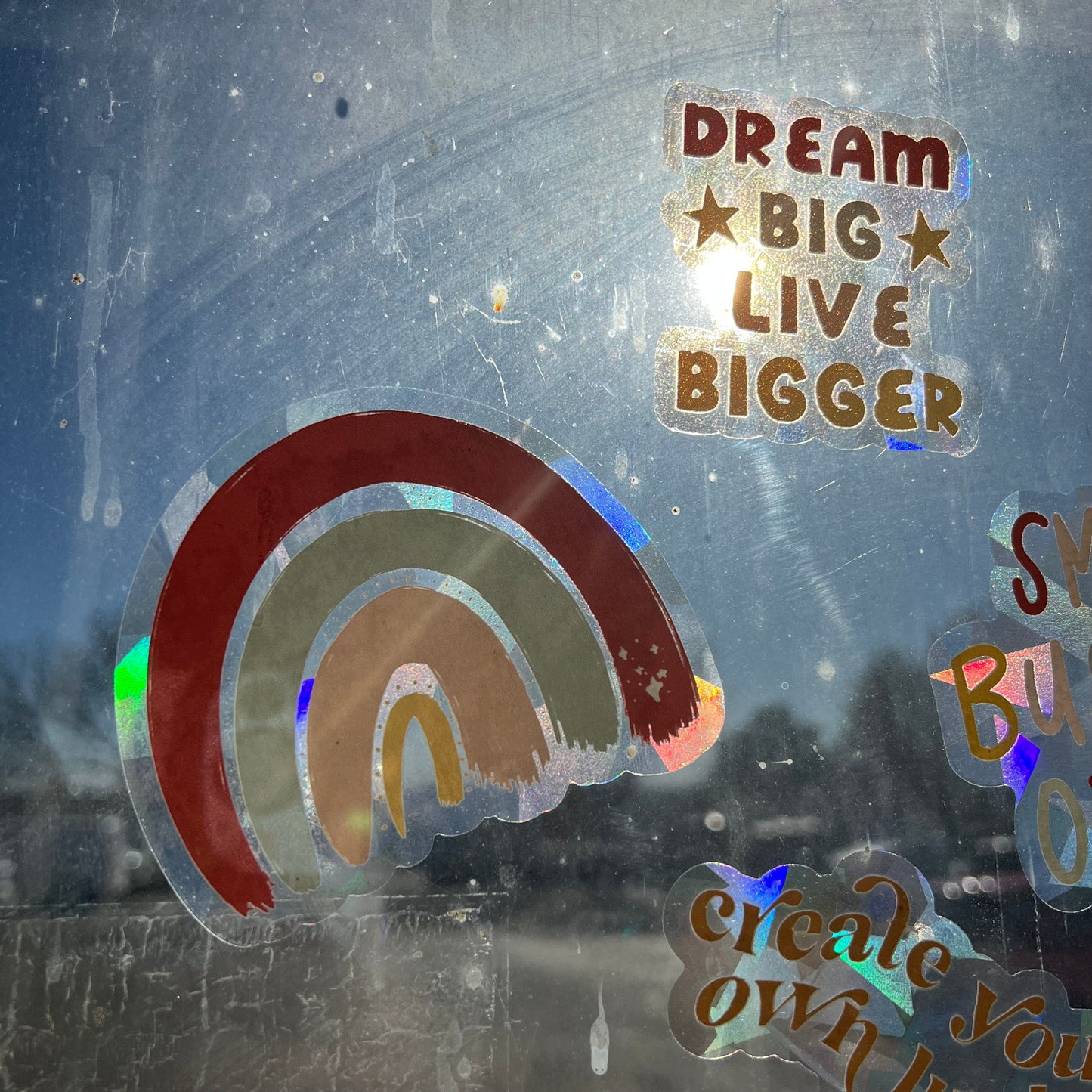 Signature Rainbow Suncatcher Rainbow Window Decal