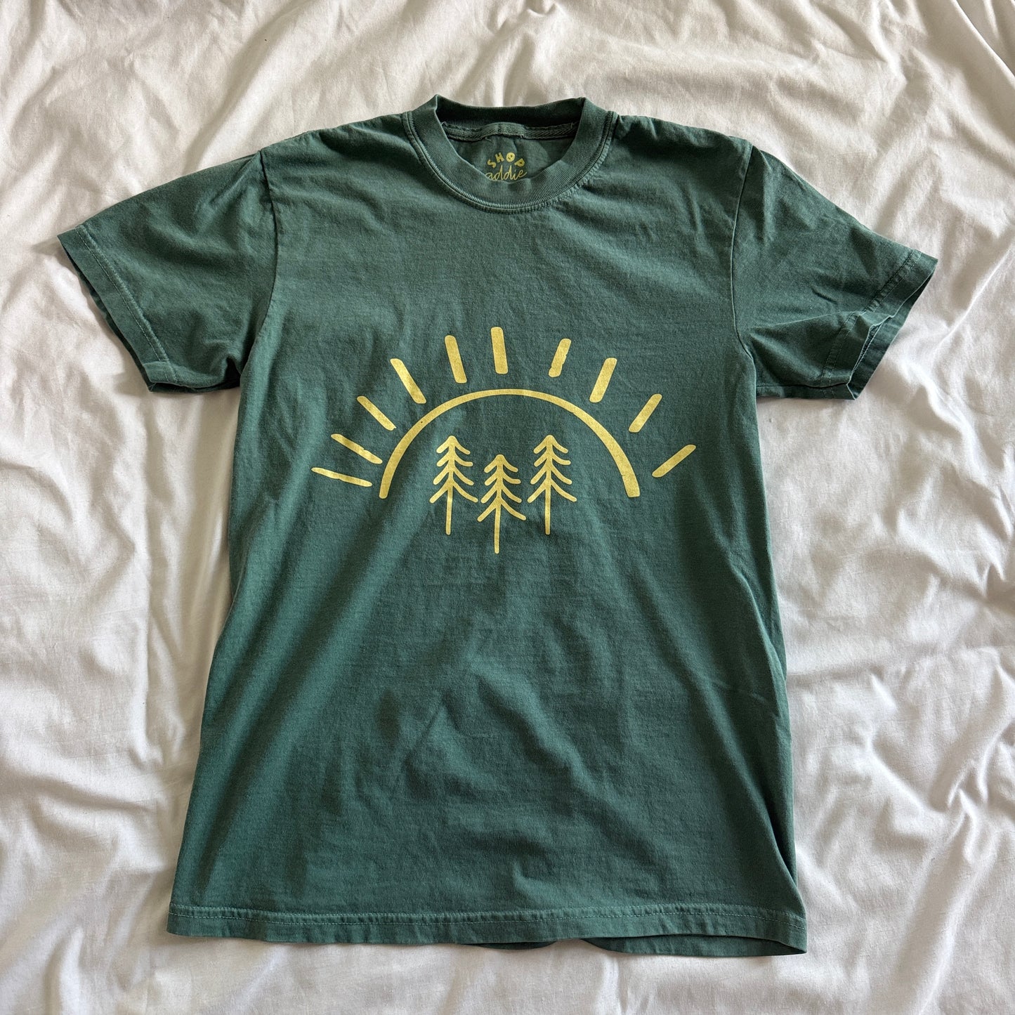 Radiant Pine Tree Sun Tshirt