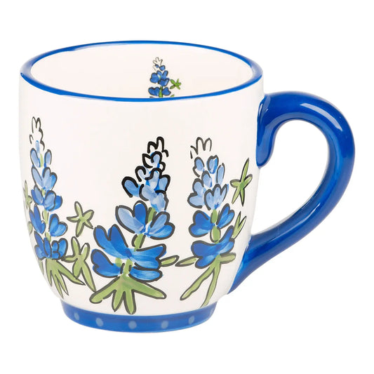 Bluebonnet Texas State Flower Jumbo Mug