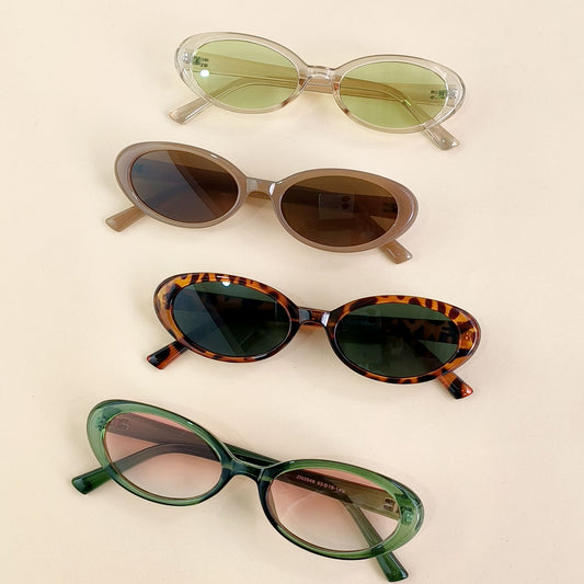 Retro Oval Sunglasses