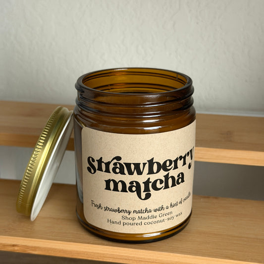 Strawberry Matcha Soy Candle