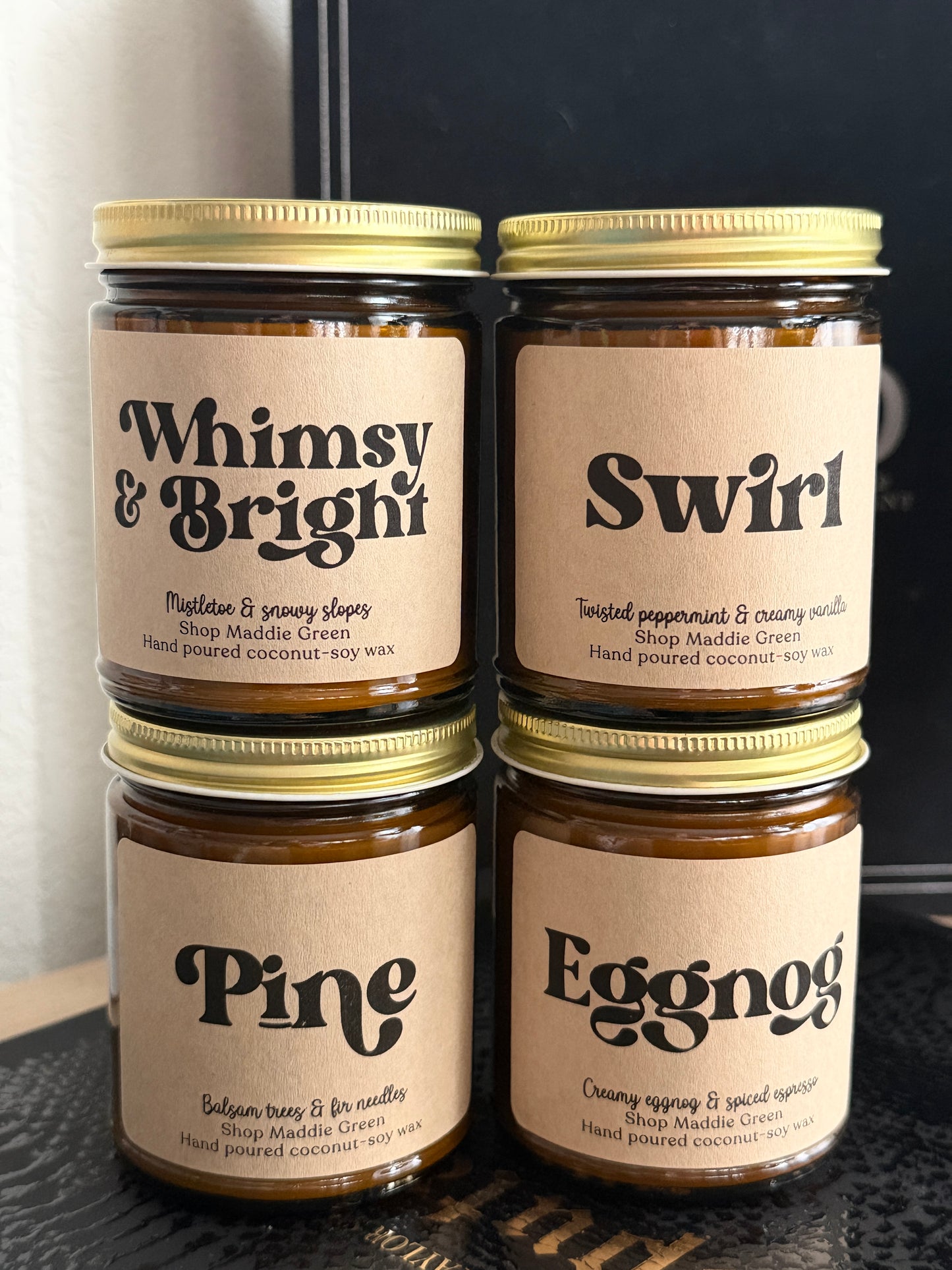 Winter Coconut Soy Candles