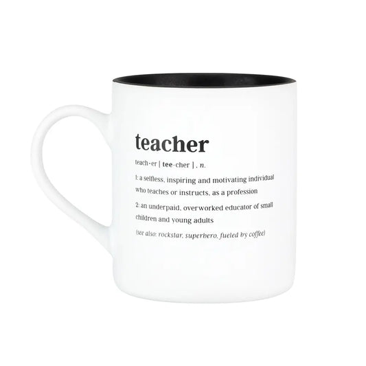 Teacher White Definition Mug