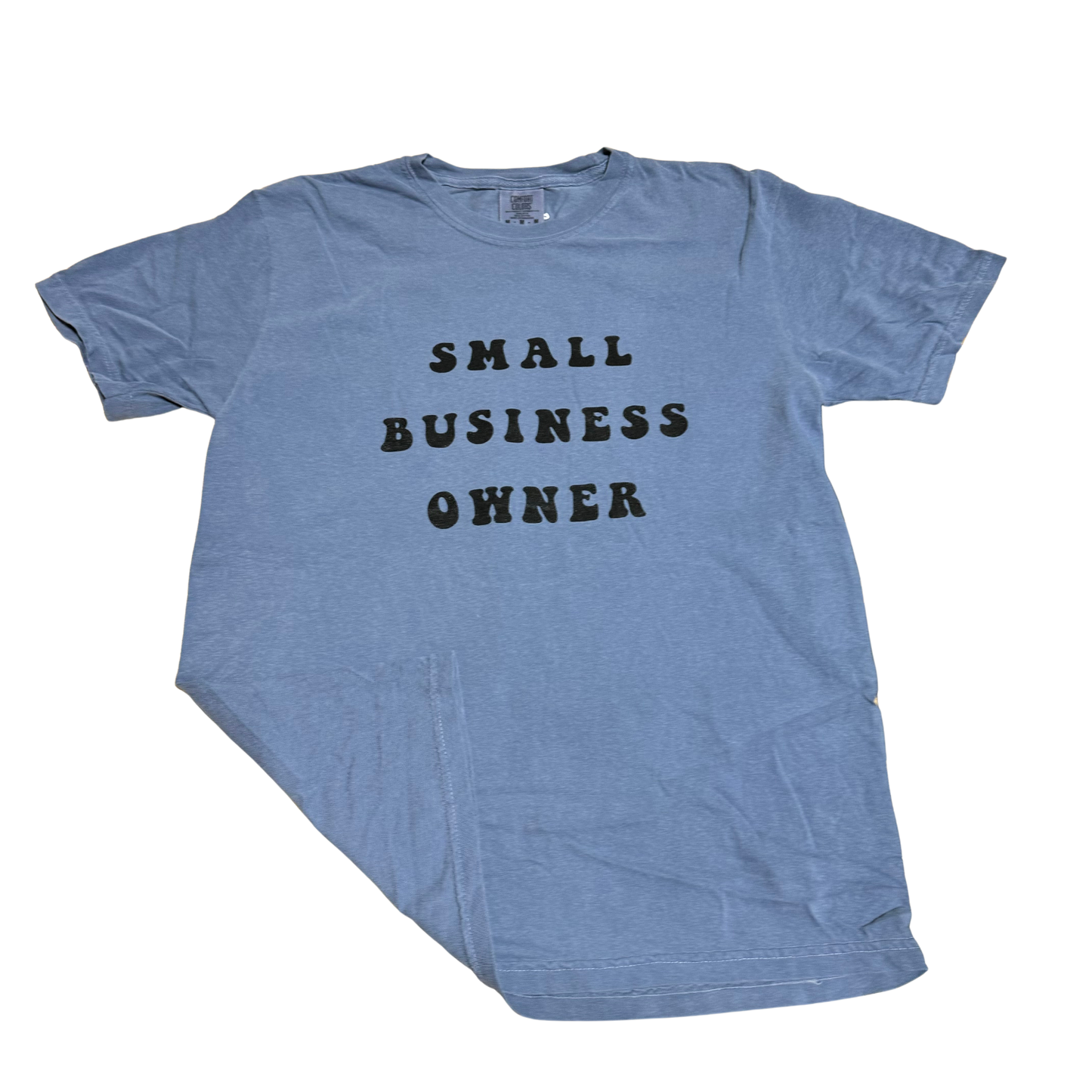 Dark Blue Black Classic Small Business Owner T-shirt