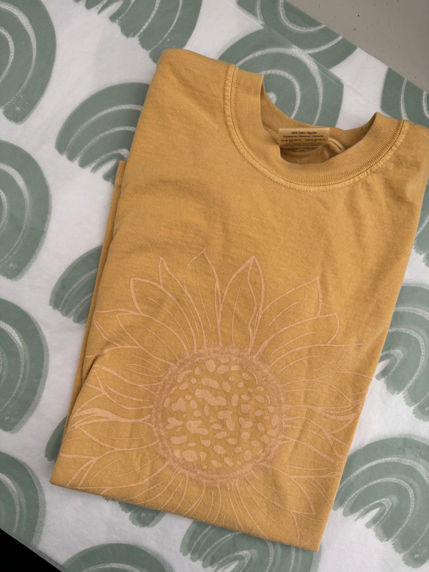 Yellow Monochromatic Sunflower Tshirt