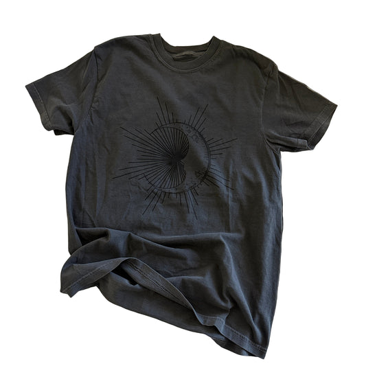 Shadow Black Sun & Moon T-Shirt
