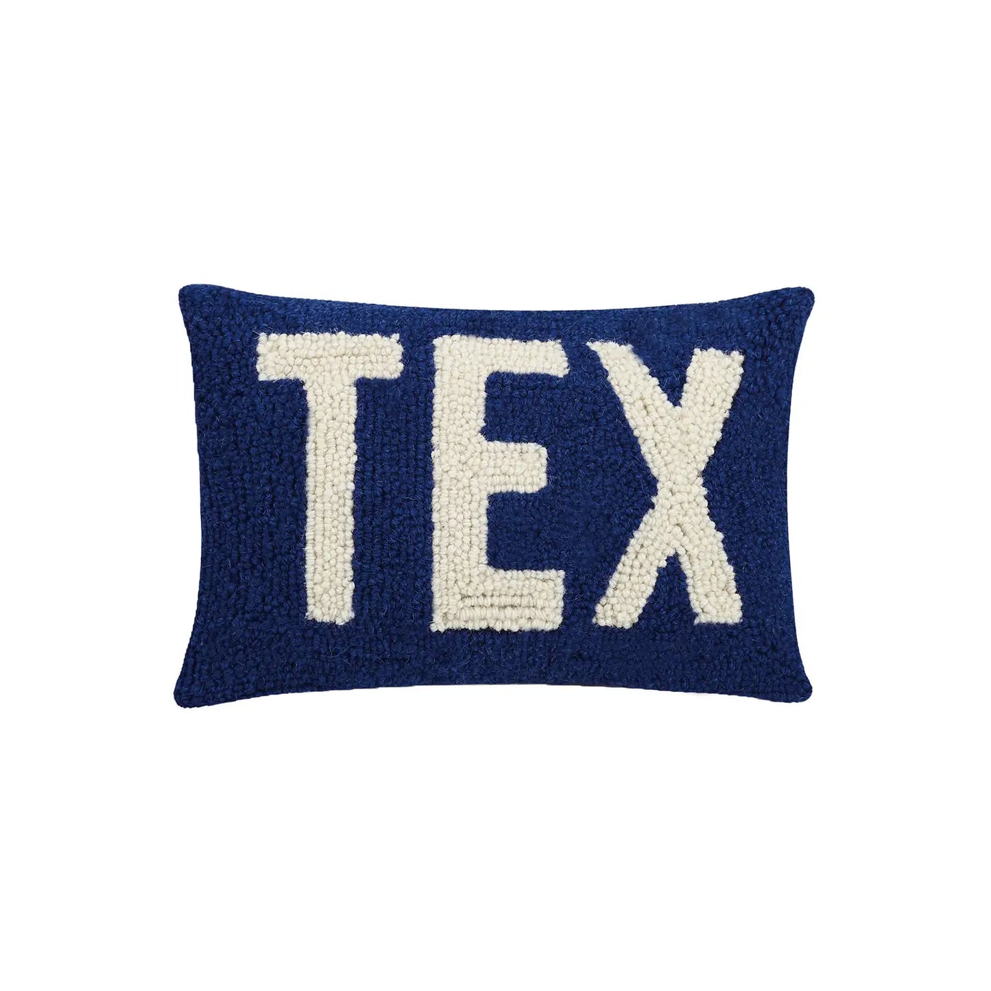 Blue TEX Hook Pillow