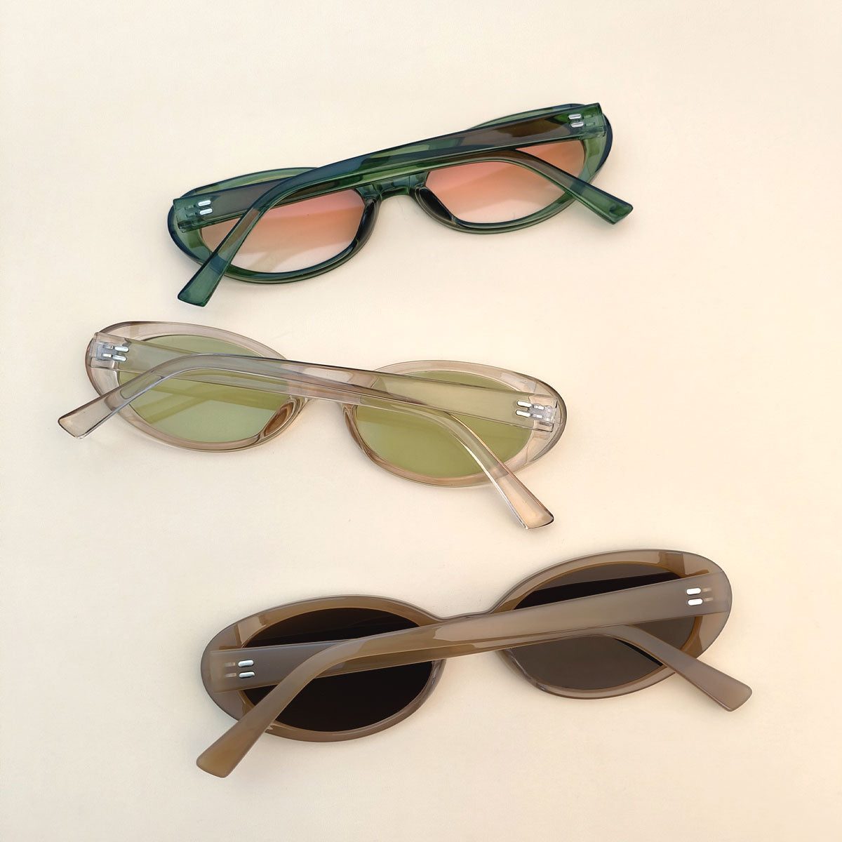 Retro Oval Sunglasses