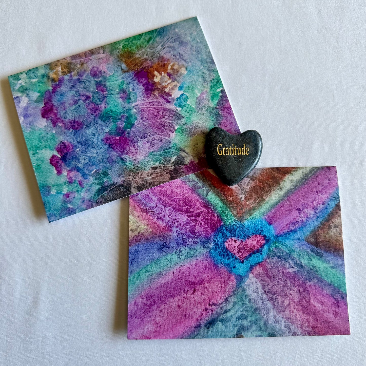 Whimsical Watercolor Collection Original Paintings Digitized on Greeting Cards with White Envelopes