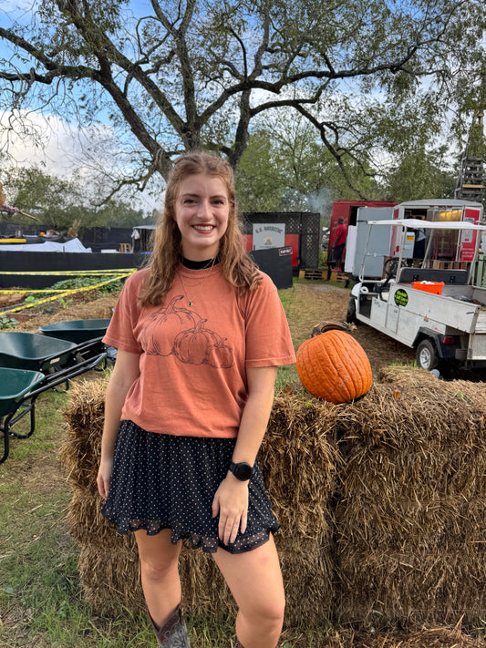Classic Pumpkin Orange & Black T-Shirt