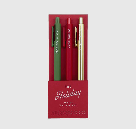 The Holiday Gel Pen set of 3