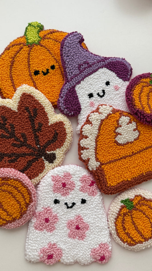 Fall Mug Rug Coaster Full Size & Mini