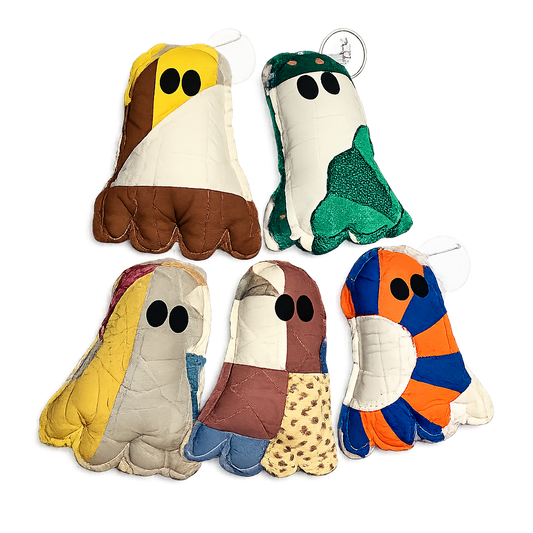 Handmade Vintage Quilt Ghost Pillow