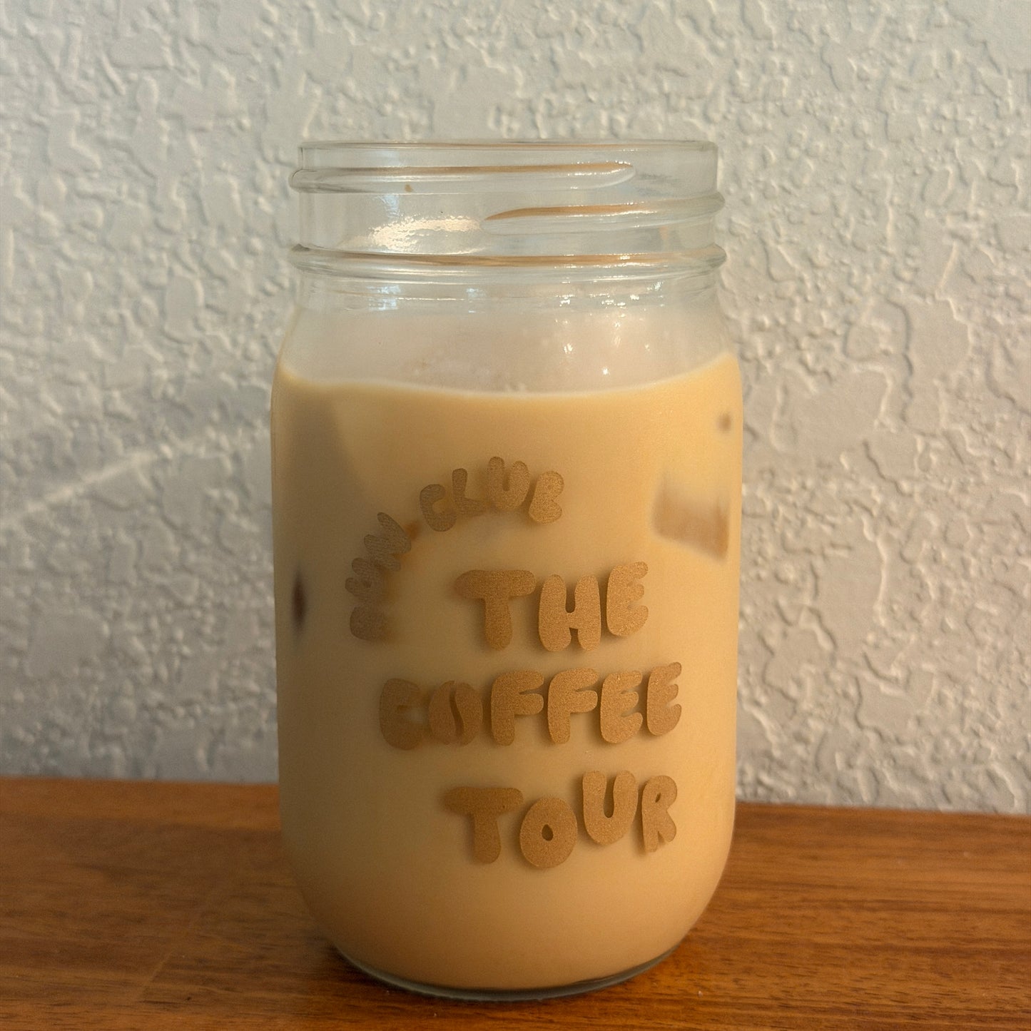 The Coffee Tour Run Club 16oz Mason Jar