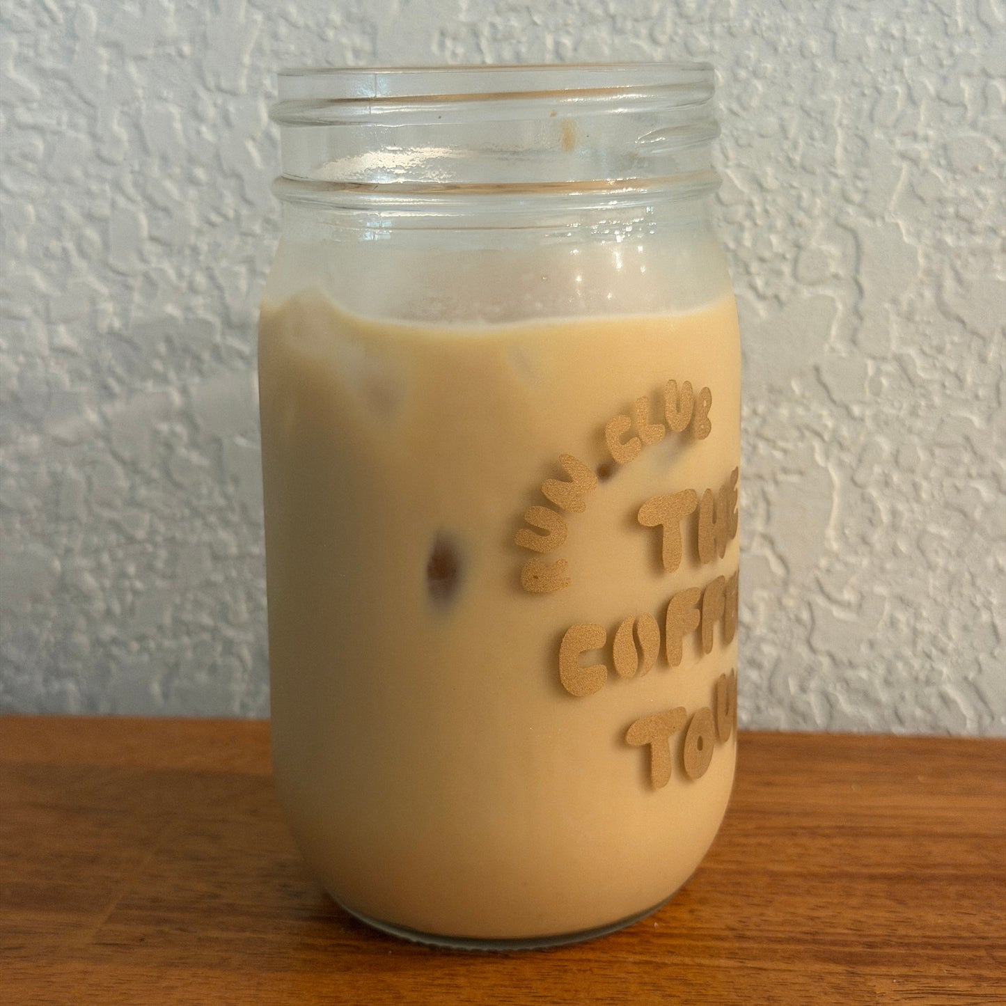 The Coffee Tour Run Club 16oz Mason Jar