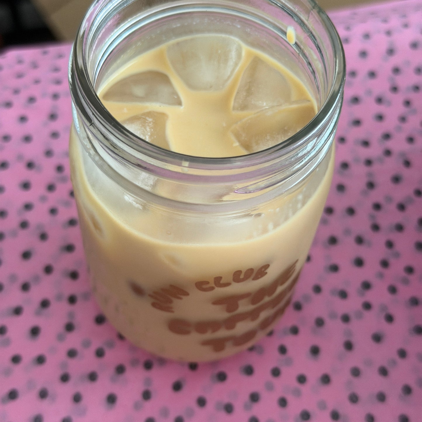 The Coffee Tour Run Club 16oz Mason Jar