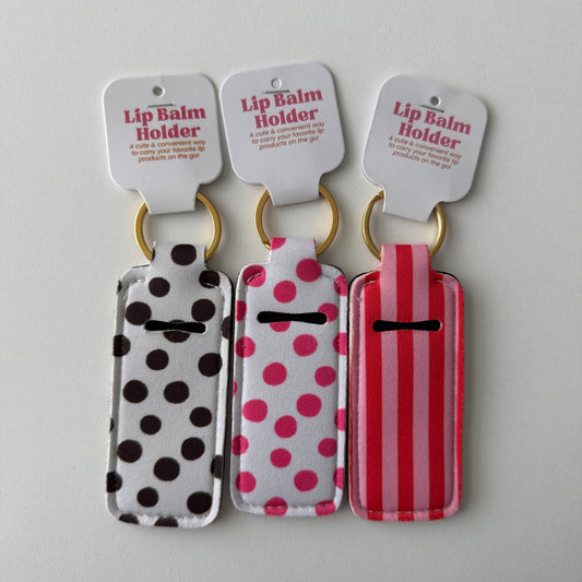 Lightweight Lip balm Keyring Holder