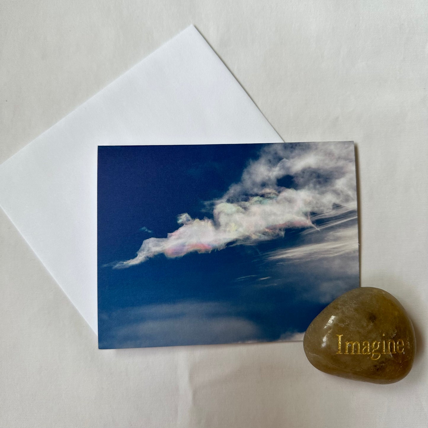 Angels in the Clouds Original Photography Greeting Card with White Envelope