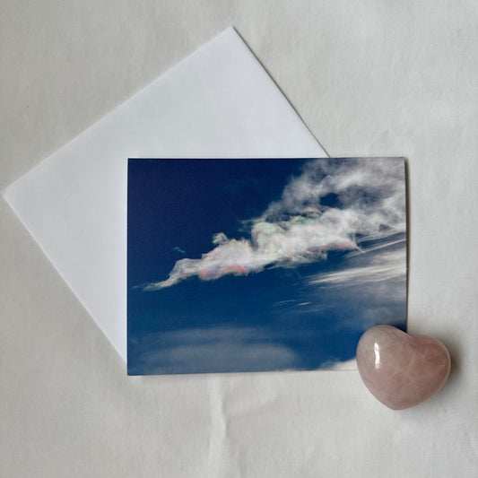 Angels in the Clouds Original Photography Greeting Card with White Envelope