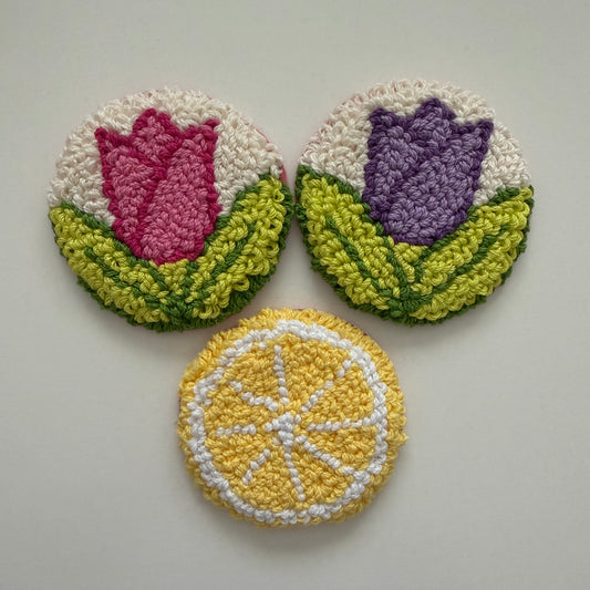 Spring Mini Mug Rug Coaster